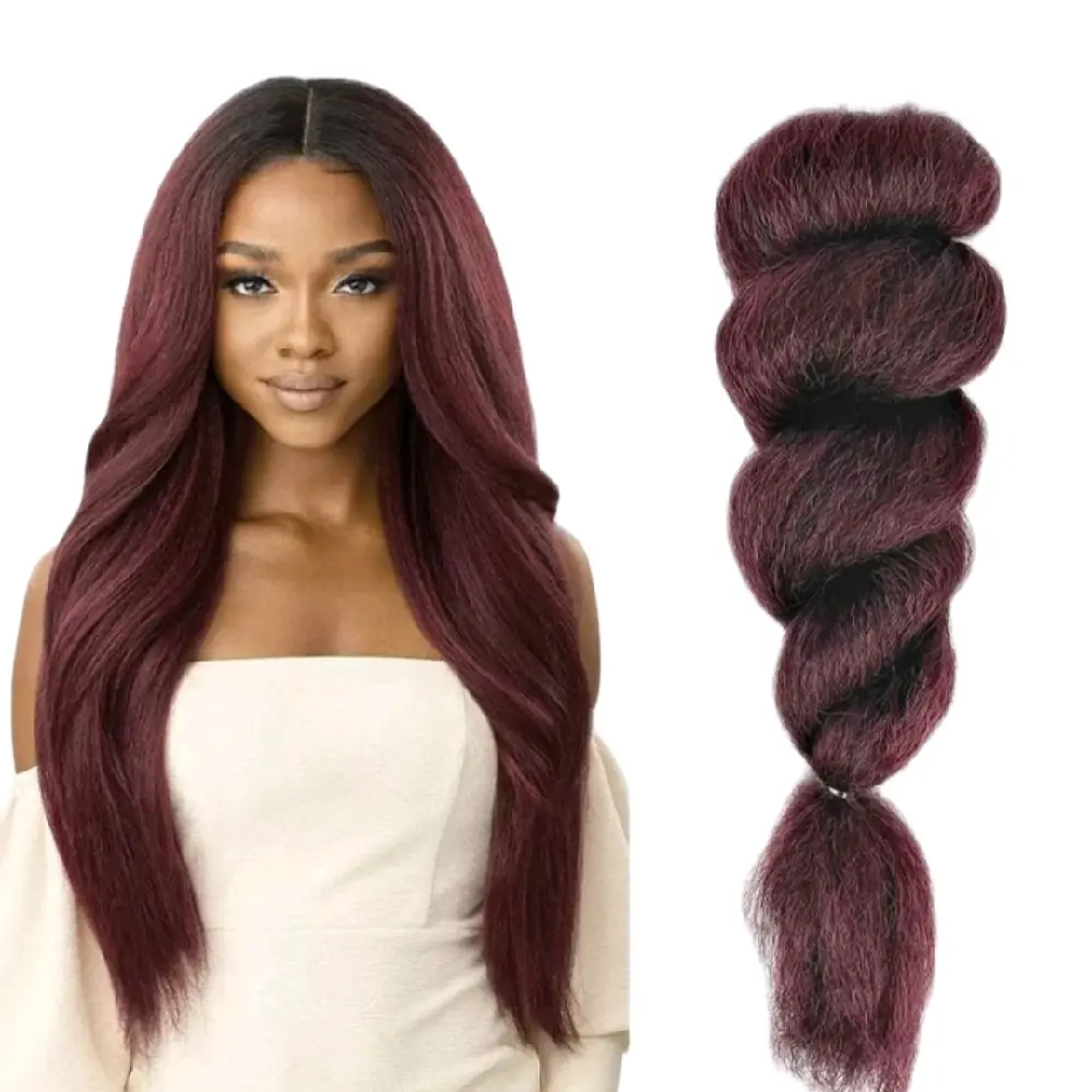 4 Packs Kinky Straight Crochet Hair Extensions - 26inch Feel Like Human Hair - Afro Crochet-Extentions.