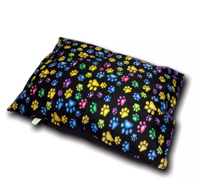 Large & Extra Large Polycotton Dog Bed | Random Colours Washable Zipped Cushion | Soft Cosy Dog Replaceable Zipped Washable Cover Pet Dog Bed Supplies Pet Pillow Available In Random Colours |Pet Dog Bed Cat Beds Luxury Soft Washable Puppy Cushion Pet 4