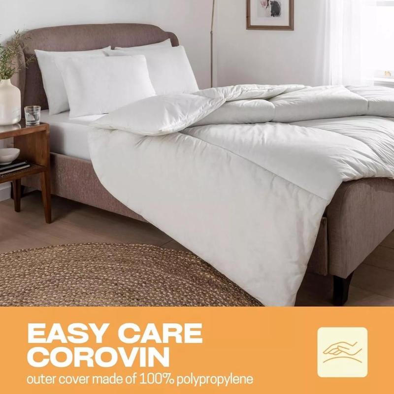 Ultrabounce Duvet Quilt for All Seasons | All Year Round Fluffy Duvet Quilt Ideal for Summer and Winter | 4.5, 10.5, 13.5, 15 Tog Single Double King | Hypoallergenic and Machine Washable | Soft Touch Duvet Winter Quilt Feels Like Down Size Anti Allergy | 2