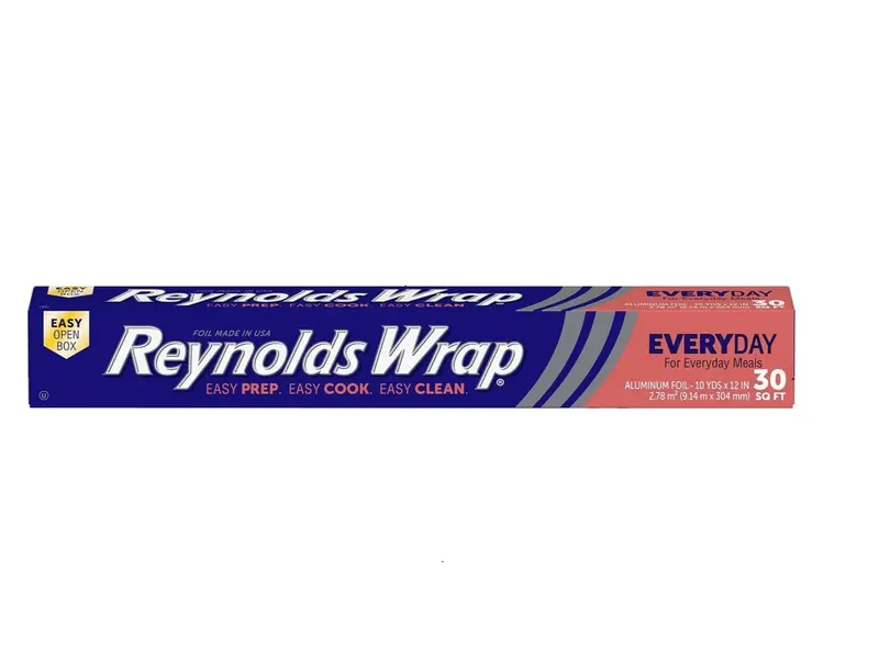 Classic Kitchen Foil | Aluminium Foil | Tin Foil for Cooking, BBQ, Roasting | Pack of 1 Roll, 304mm x 9.14m | Packaging May Vary Cookware Disposable 0