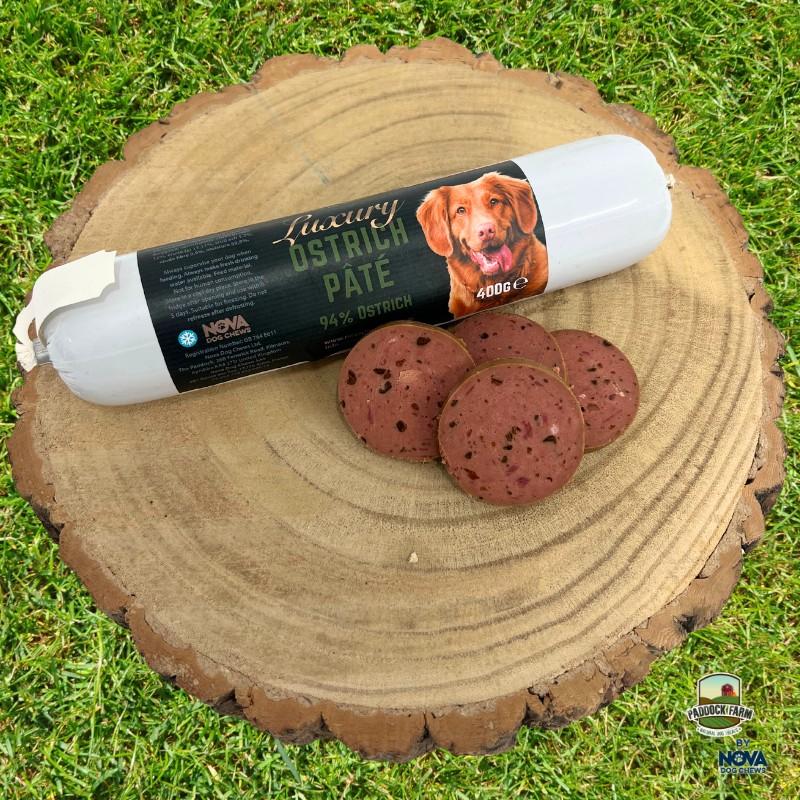 Luxury 400g Paddock Farm Pate Chicken Duck Lamb Turkey Fish Venison training treats natural chew 2