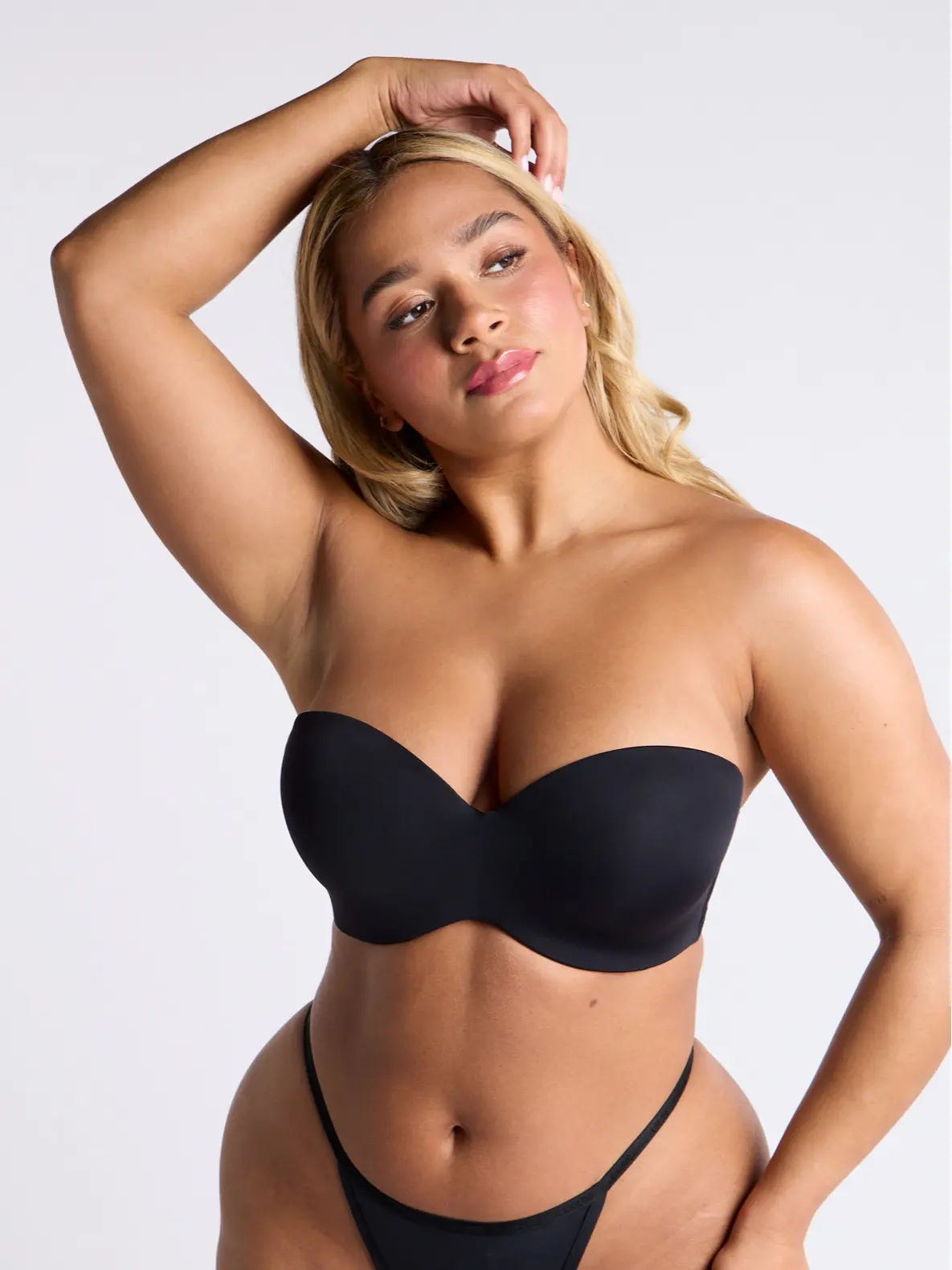 Strapless Microfibre Multiway Bra Dark  Comfort Soft