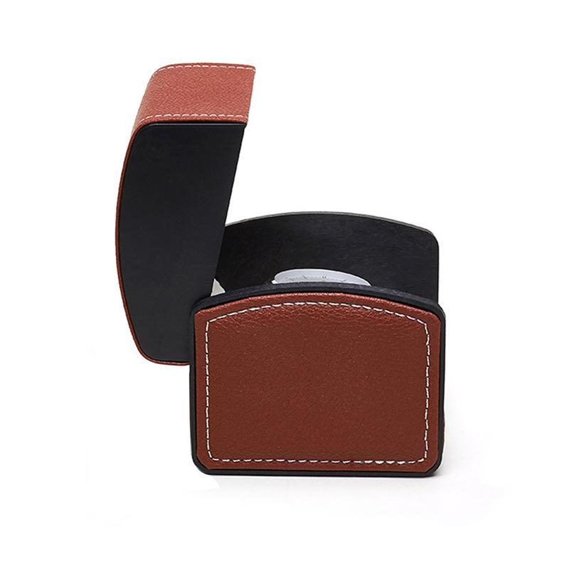 1 Pcs High Quality Single Watch Case, PU Leather Watch Travel Case with Removable Cushion, Jewelry Storage Case Organizer Portable Square Watch Box 7