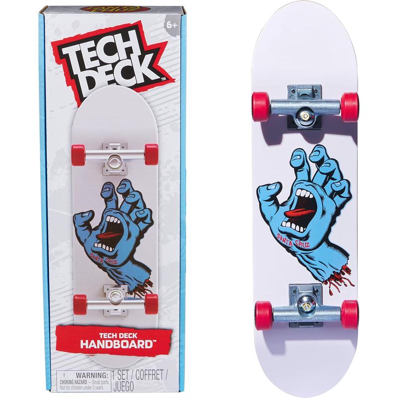 Tech Deck Santa Cruz Handboard - White/Blue, 9 Times the Size of Your Favourite Fingerboards finger  skateboard 0