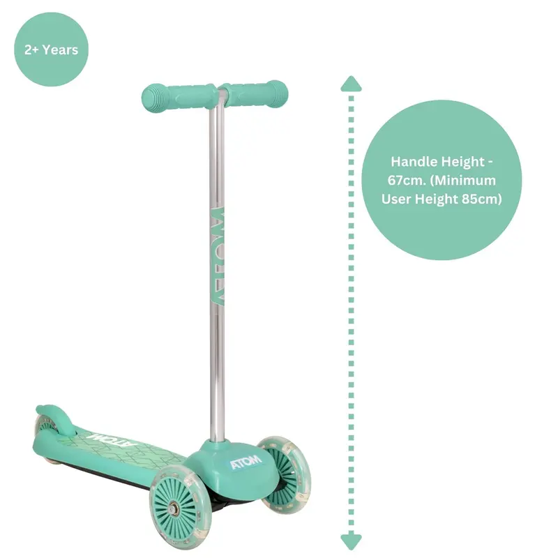 ATOM Light-Up Move 'N' Groove Scooter - Green 4