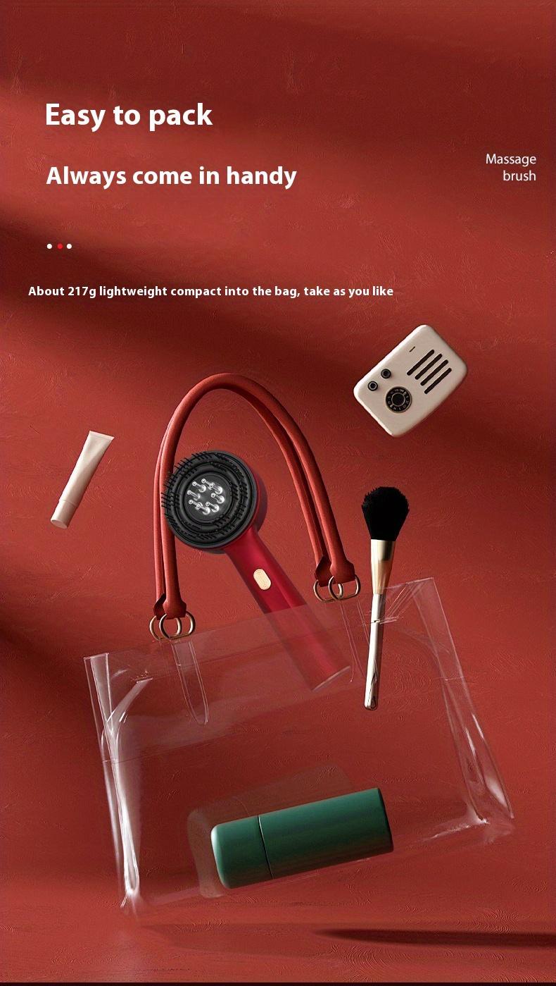 Product Introduction of Multi-function Massage Comb,Electric Hair Oil Comb and Scalp Massager in One, A Vibrating Head Massager for Scalp Cleaning, A Hair Scalp Massager with IPX7 Waterproof Function, Wireless and Portable,Scalp&Hair,Head Massage,  Home Relaxation 18