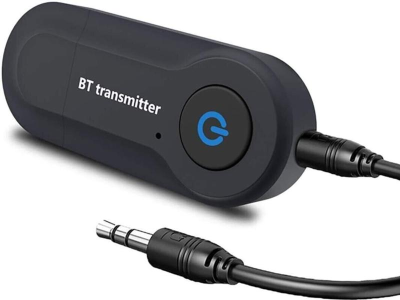 Bluetooth Transmitter Aigoss, Wireless Portable USB Transmitter, Bluetooth 4.2 f Accessories Metal Stereo Cd Compact Device Phone Speakers 0