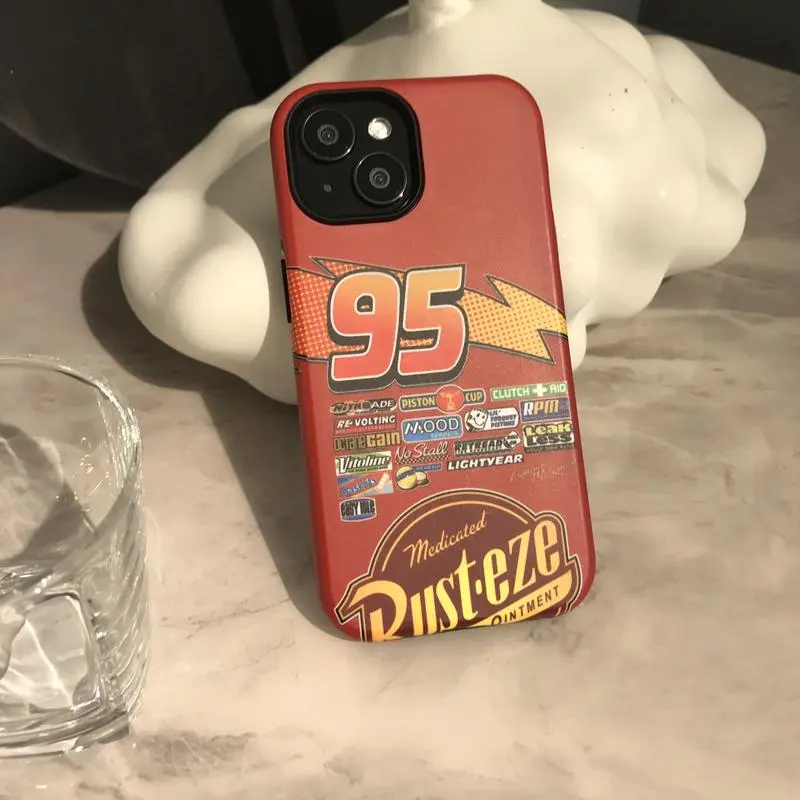 [REAL PHOTO] Lightning McQueen Special Edition Tough Hard Phone Case for iPhone 16 15 14 13 12 11 8 7 Pro Max Plus X XS XR