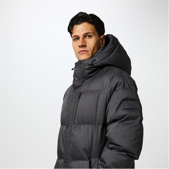 Everlast Mens Medium Length Puffer Jacket Outerwear 4