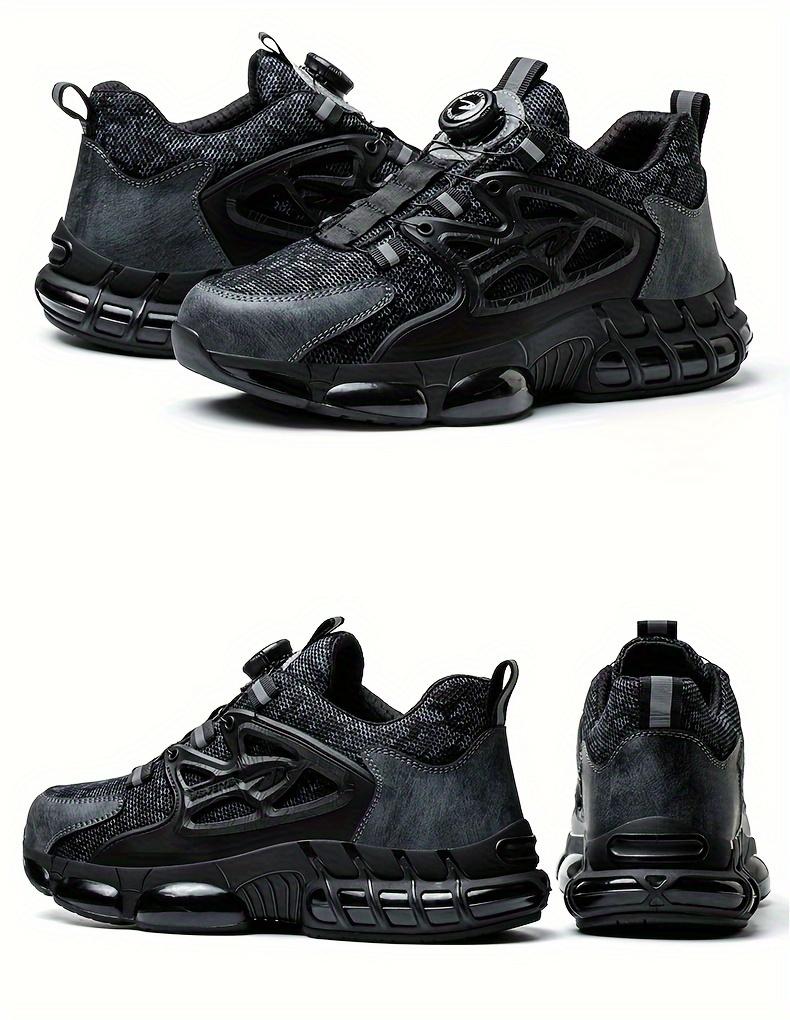 Product Introduction of Safety Composite Toe Sneakers for Men & Women, Lightweight Non-Slip Work Shoes, Air Cushion, Low Top, Fabric Upper, PVC Sole, Round Toe, for Hiking, Outdoor, Daily Wear, All-Season 14