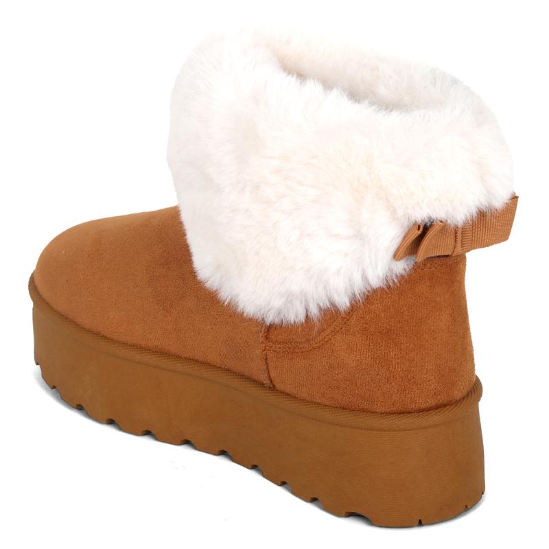 Women's snow boots Outdoor fashion ankle boots Winter warm walking shoes for girls 4