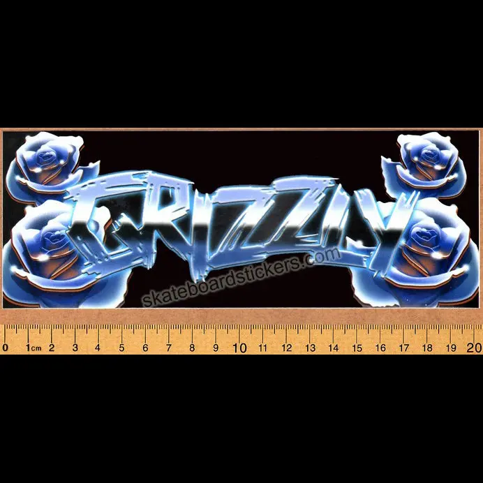 Grizzly Griptape XL Stamp Skateboard Sticker