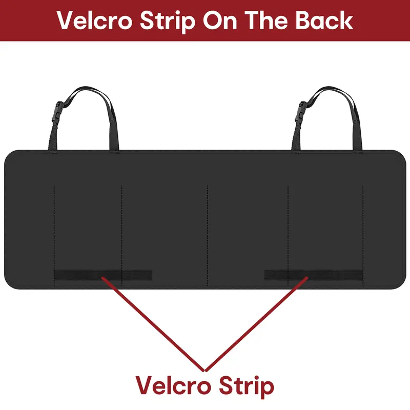 Vinsani Multi Mesh Pocket Hanging Car Boot Tidy Storage Bag Organiser Back Seat Declutter Pouch Car Accessories Storage Solution Foldable Cargo Trunk for Vehicles 3