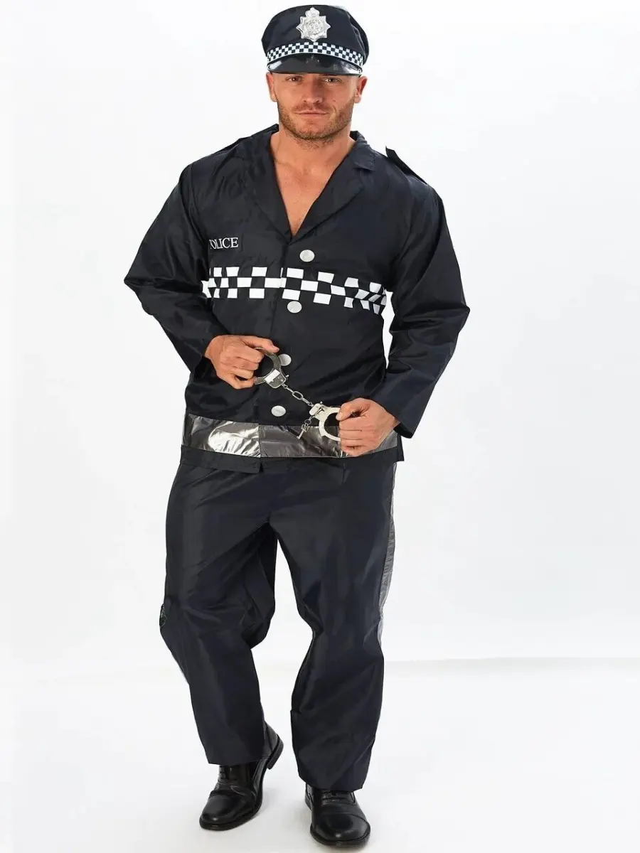Official Rubie Police Officer Adult Men's Costume - Large Size