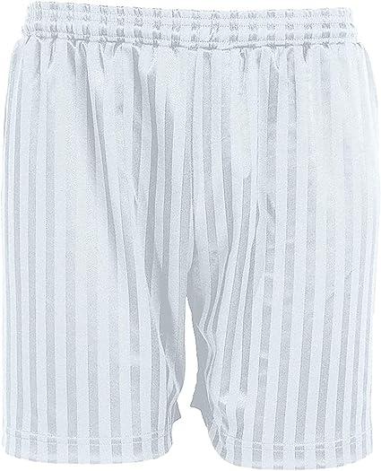 Unisex Shorts for Girls Boys School Shorts | Shadow Stripes Girls PE Shorts | Football Shorts Gym Shorts | Back to School Kids Shorts 4