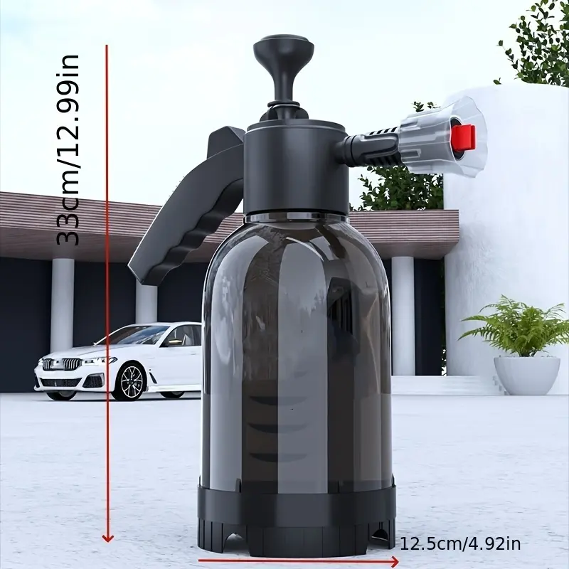 ProCare 2L High-Pressure Foam Sprayer, Handheld Garden Watering Can, Multi-Purpose Car & RV Wash Tool, Manual Pressure Sprayer for Gardening and Vehicle Care, No Battery Needed