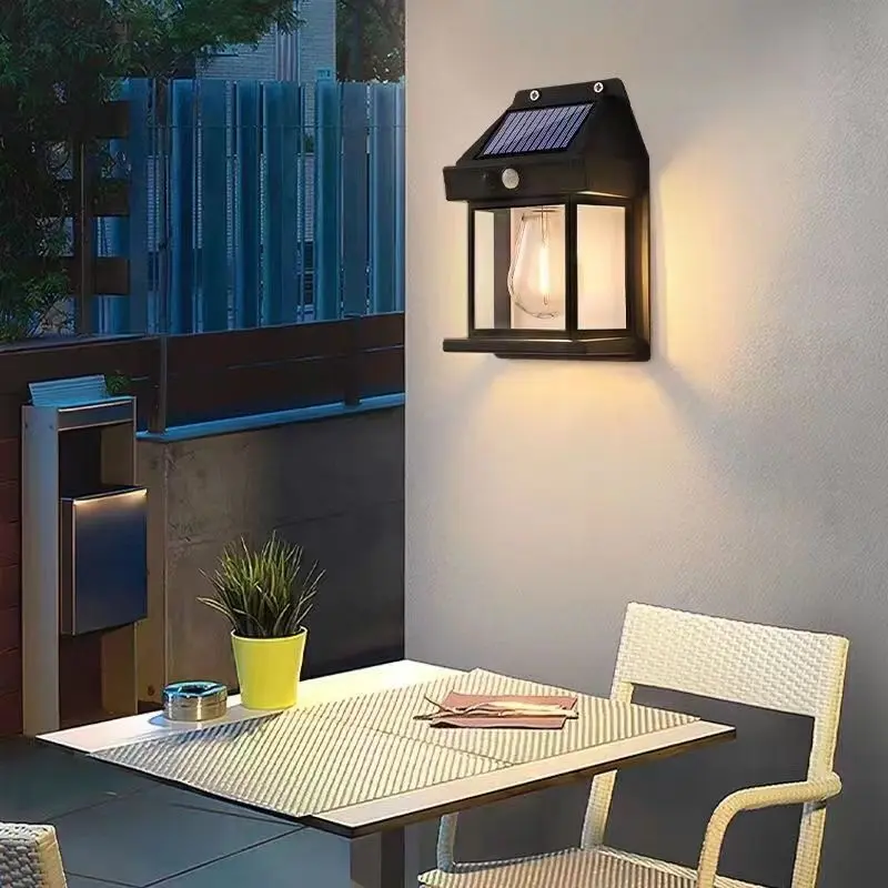 Solar Power PIR Motion Sensor Wall Lights 100LED Outdoor Garden Security Lamp UK 1
