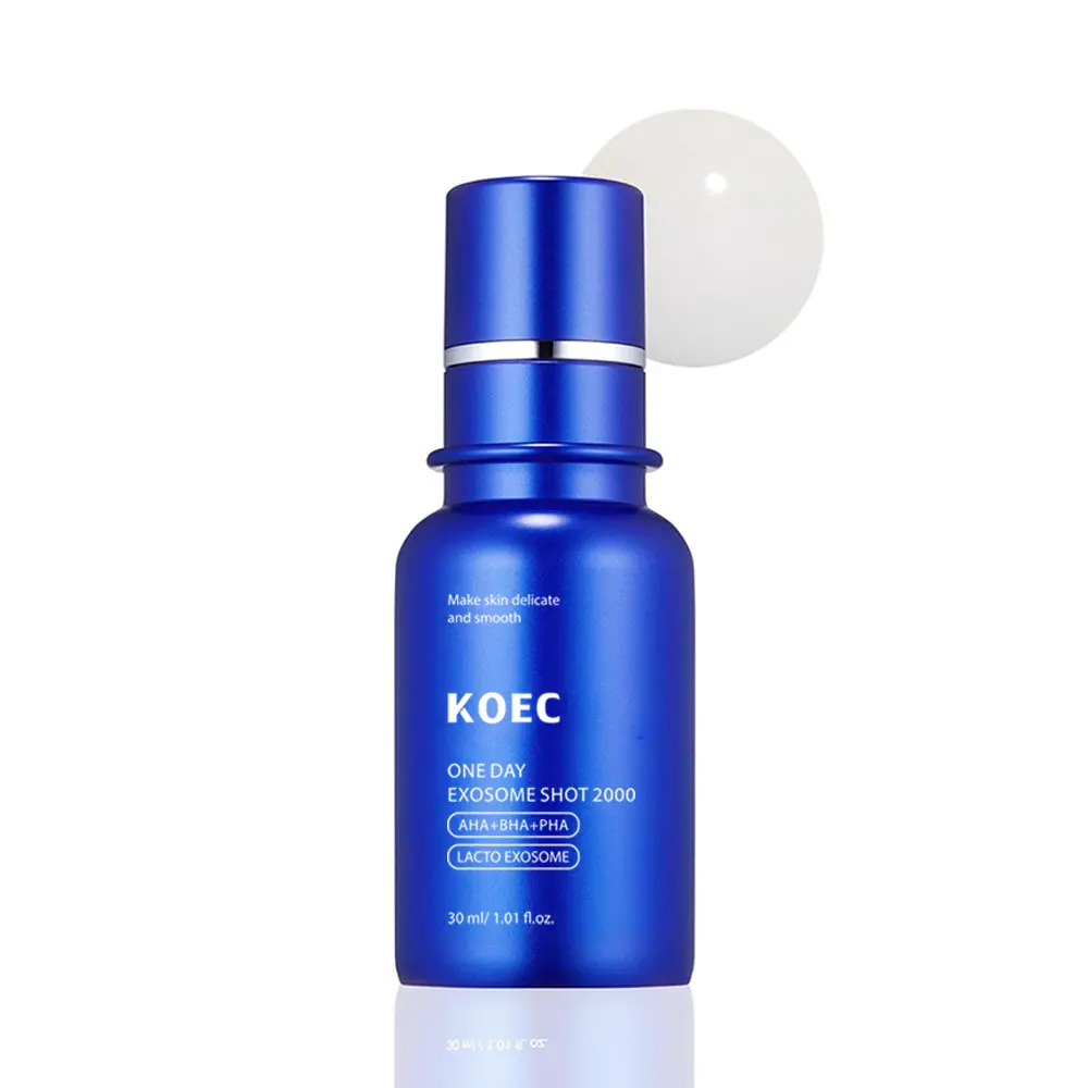 KOEC Medicube Zero Exosome Shot 7,500 PPM Spicule Facial Serum | Liquid Skin Booster Serum | Exosome, AHA+BHA+PHA | Pore Care, Dead Skin Cells, Skin Texture | Korean Skin Care,30ml Ampoule Cleansing Gentle Moisturizer