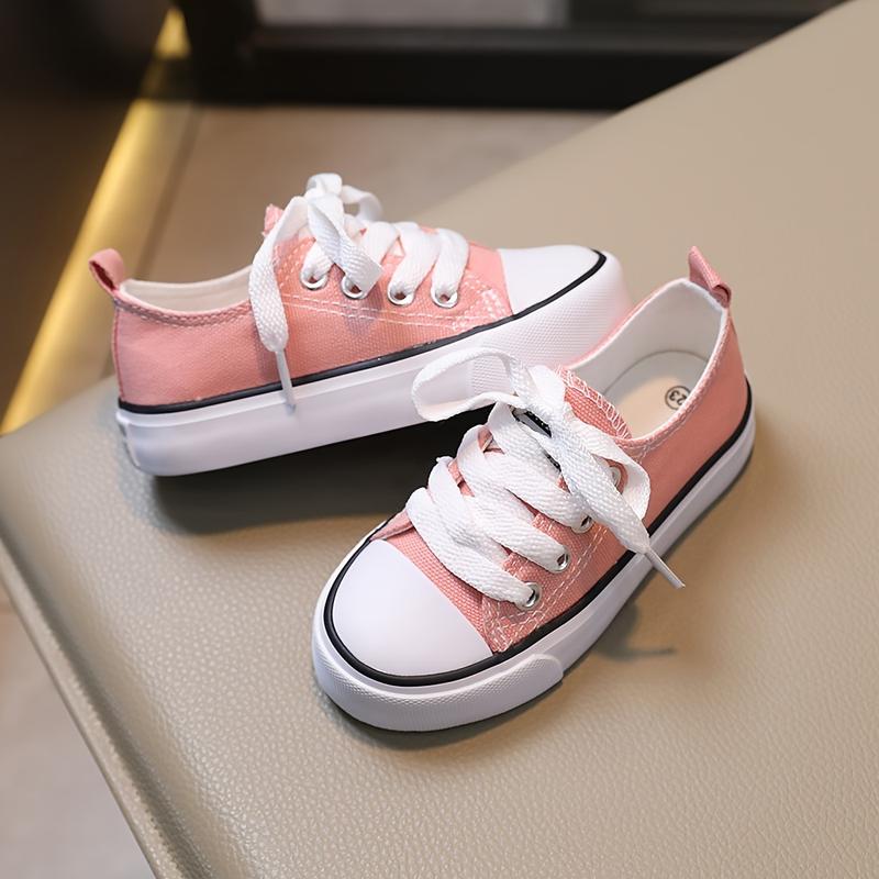 Girls Canvas Sneakers - Ultra-Lightweight & Super Comfortable - Anti-Slip Walking Shoes for Spring & Summer Adventures - Ideal for Outdoor Play 2