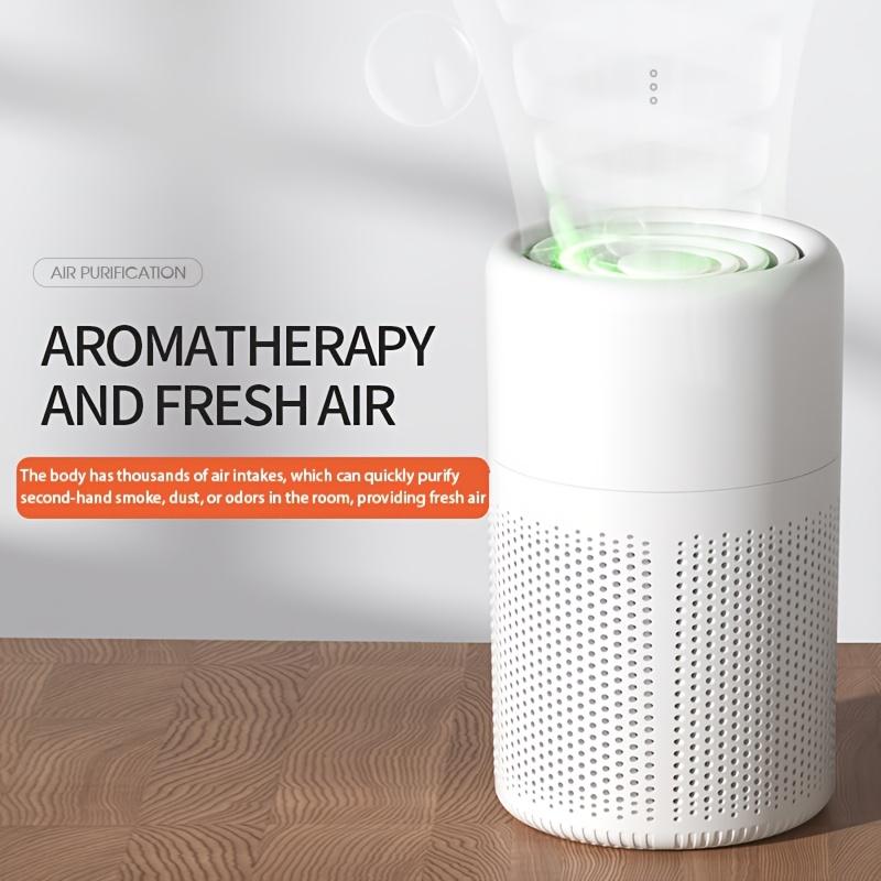 HEPA Air Purifier for Home with Scented Sponge, Deodorizing for Office Living Room Bedrooms, for Smokers, Odor, Dust, Pollen, Pet Dander, Car Air Fresheners for Bedroom Office Halloween Christmas Independence Day Gift 8