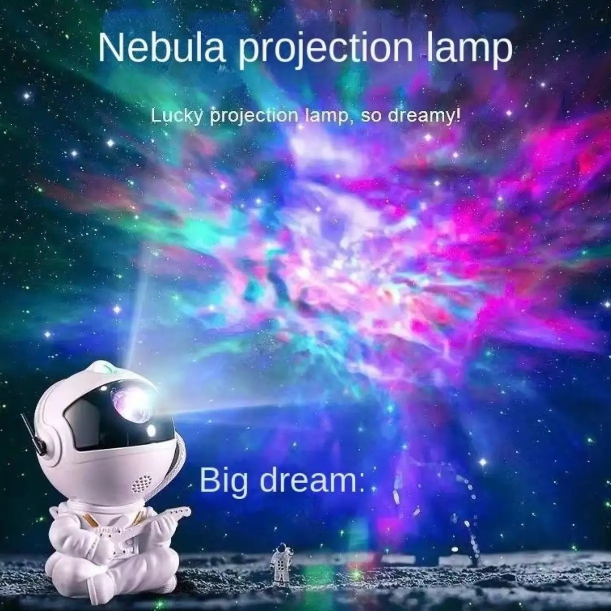 Astronaut Galaxy Projector Starry Night Light Projector, Astronaut Light Projector with Nebula,Timer and Remote Control, USB Powered 360° Adjustable Spaceman Light Projector, for Children and Adults