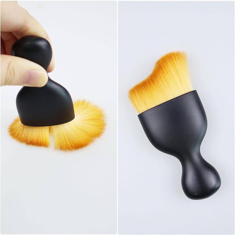 Product Introduction of Car Interior Cleaning Brush with Soft Bristle Car Detailing Brush with Protective Cover Multipurpose Dust Removal Cleaning Brush for Automotive Dashboard, Airconditioning Vents, Seats 2