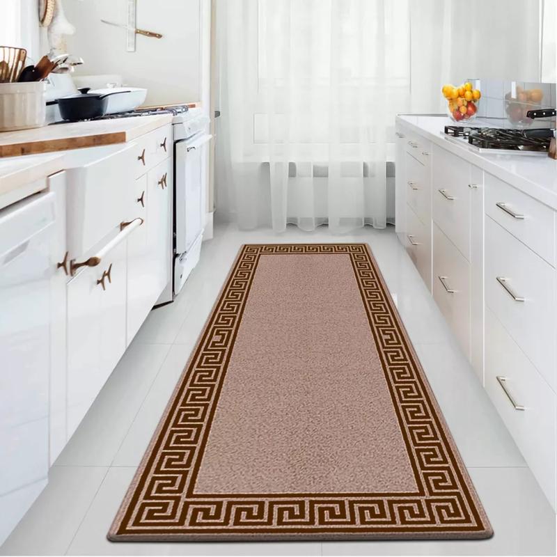Long Hallway Runner Non Slip Door Mats Bedroom Rugs Kitchen Carpet Floor Mat UK 1