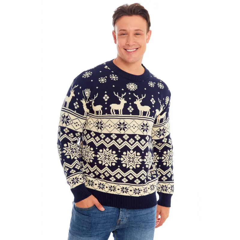 Nordic Cream Christmas Jumper 4