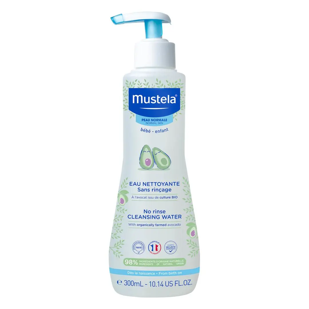 Mustela No Rinse Cleansing Water - Gentle Formula for Easy and Quick Cleaning