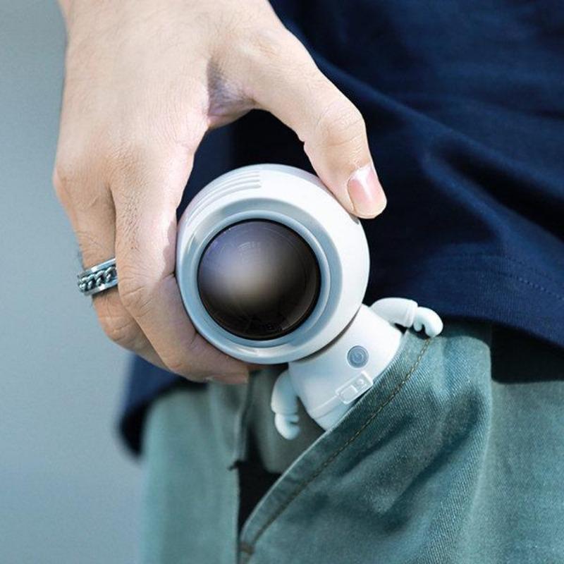 【2025】Portable Bladeless Astronaut Fan, Silent Ultralight Handheld Halter Neck Fan, USB Rechargeable 6
