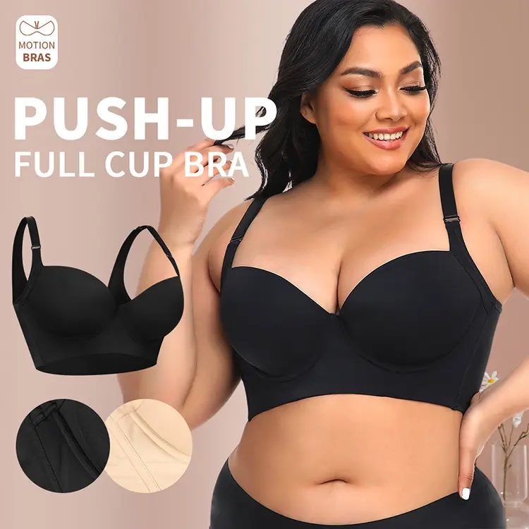 【Two items  free shipping】Prevent back accumulation!Women's plus size bras, Large cup size, comfortable, slimming and anti-sagging!