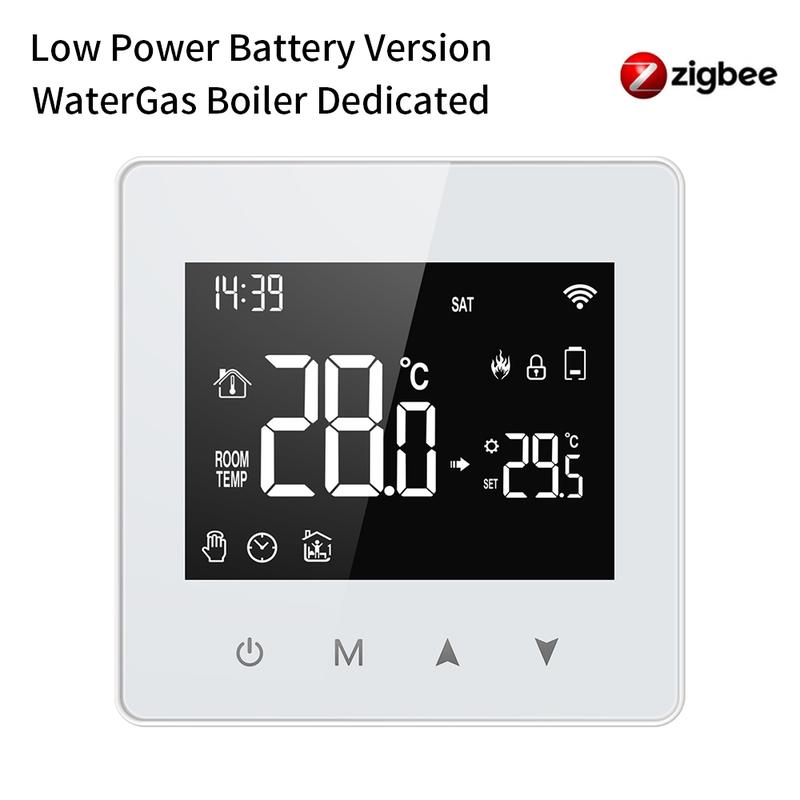 AVATTO Tuya WiFi/ZigBee Smart Thermostat,Low Power Battery Water Gas Boiler Temperature Controller For Alexa Google Home Alice 7