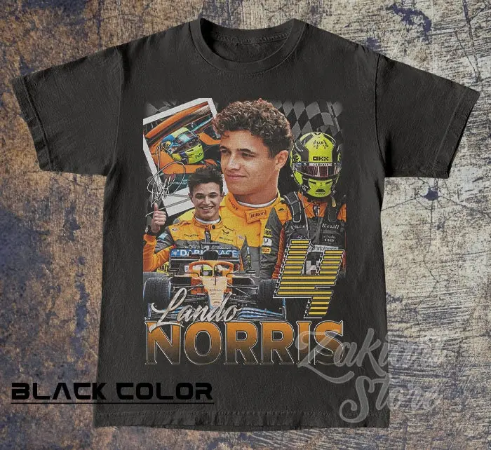 Lando Norris Shirt, Formula One shirt, Classic 90s Graphic Tee, Unisex, Vintage Bootleg, Gift, Retro 1518973508