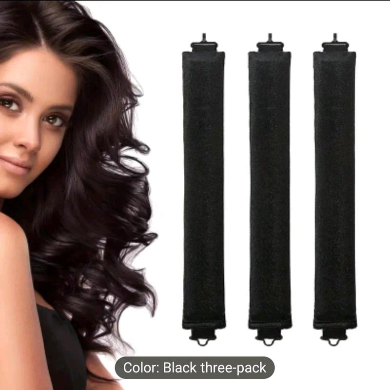3Pcs Heatless Curlers, Hair Rollers for Long Hair, Hair tools for wavy hair curler styling, Overnight Heatless Hair Curlers, DIY Hair Styling Appliances 1