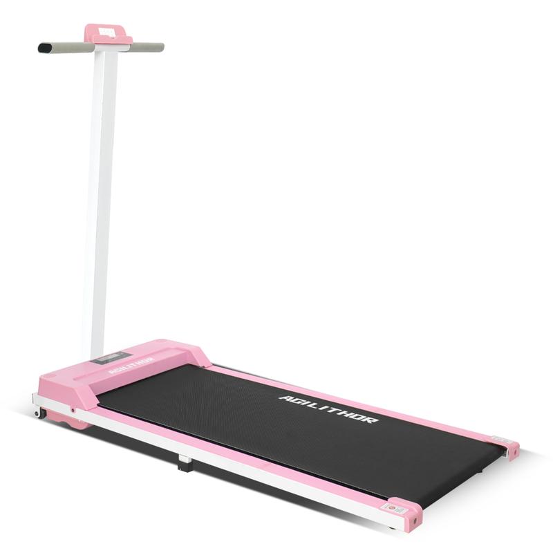 Foldable Walking Mat With T-shaped Handle, 2 In 1 Under Desk Walking Mat Treadmill, Portable Folding Treadmill For Office And Home walking  pad 2