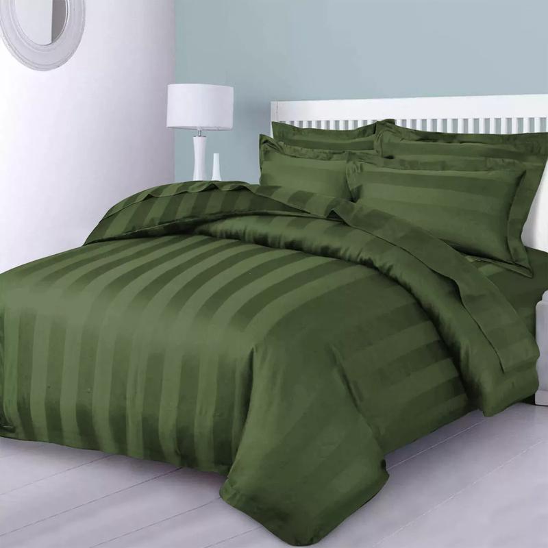 Stripe Duvet Cover Set - Soft Bedding Quilt Covers in Single, Double, King Size 7