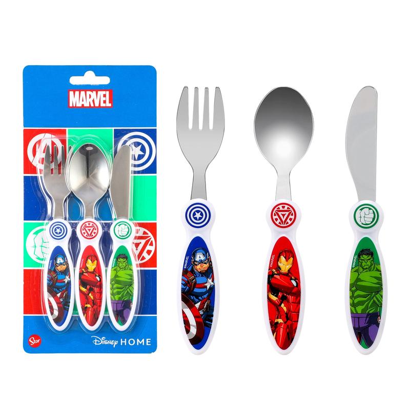 Avengers Children's Kids 3pcs Cutlery Set 6