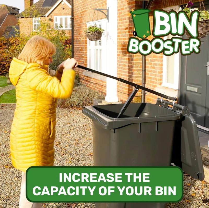 Bin Booster - No More Overflowing Bins- Introducing Bin Booster, the hygienic HANDS-FREE way to dramatically reduce the volume of your general waste, garden waste & recycling 7