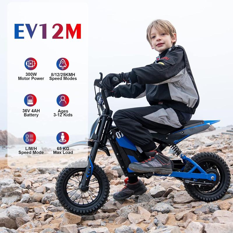 EVERCROSS EV12M Motorcycle Electric Dirt Bike for Kids 3-12 YEARS 2
