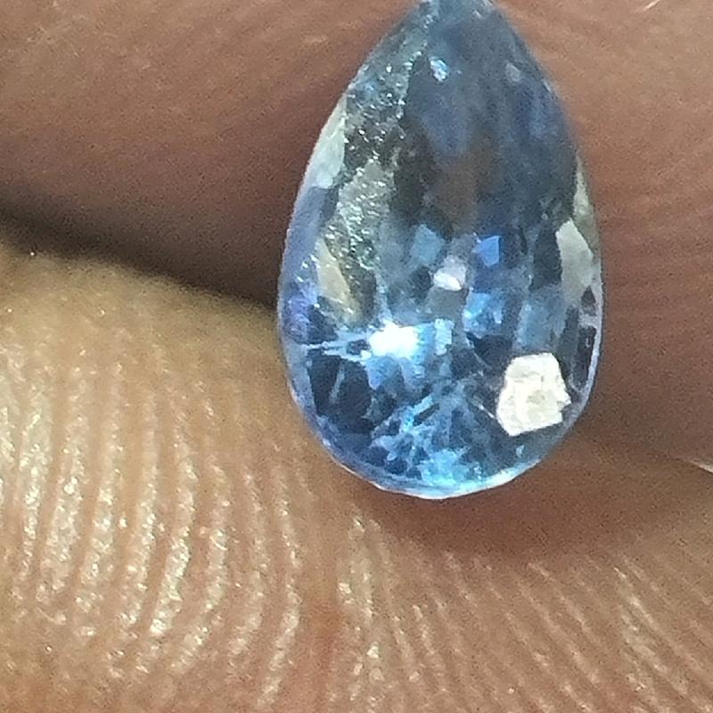 1.1 Carat Natural Blue Sapphire Gemstone for Jewelry Making - Not Heated or Treated 3