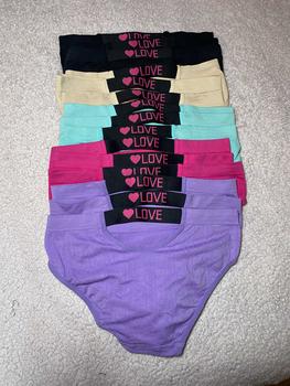 Product Review of Women's Heart Pattern Letter Tape Waist Cut Out Panty, Soft Comfy Breathable Panty for Daily Wear, Underwear for All Seasons from A**a ** 0