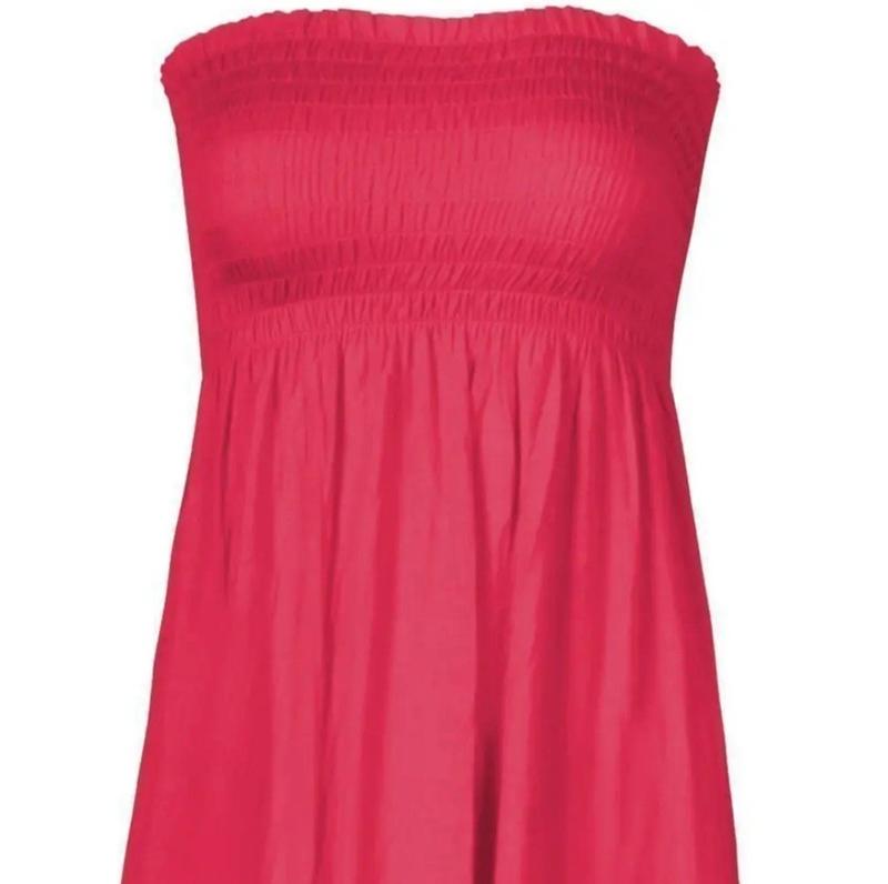 Product Introduction of STY Ladies Sheering Gather Boobtube Strapless Bandeau Summer Mini Dress Top Beachwear Coverup Holidays Casual Womenswear Comfort Basic Sleeveless Comfortable Style Chic Casual Wear 23