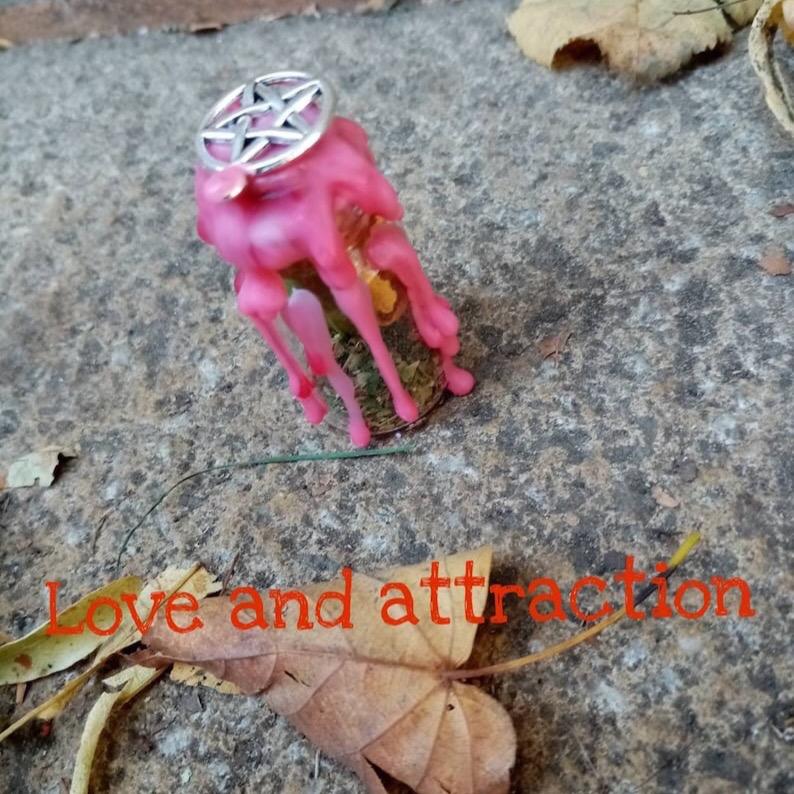 Powerful handmade witch bottle spell jars carry or place in home, choose your intention whether it’s money, luck, love, weight loss, protection. Containing herbs and oils and sealed with wax 2