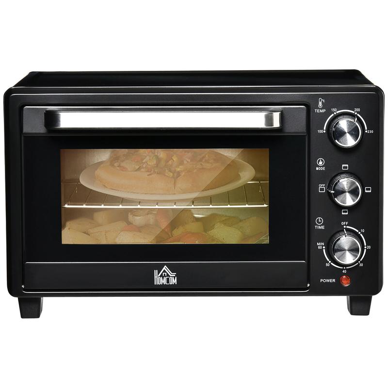 Mini Oven 21L Countertop Electric Toaster Oven with Adjustable Temperature Timer 0