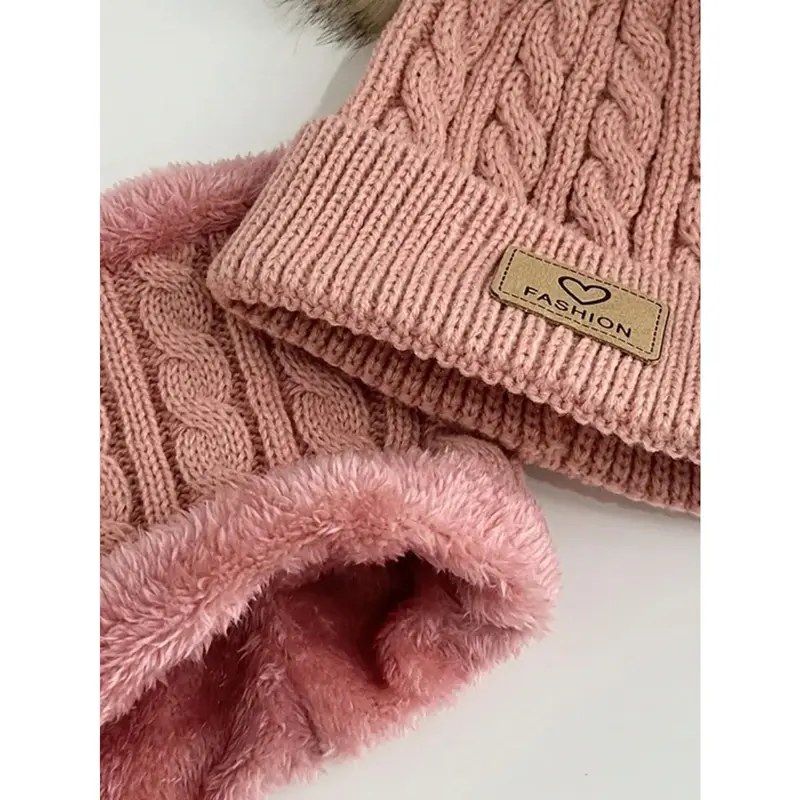 Rainbow Snowman  3 - Piece Set of Warm Knitted Gloves, Hat and Scarf with Wool Lining, Perfect for Staying Warm in Cold Weather and Showcasing Love for Fashion 6