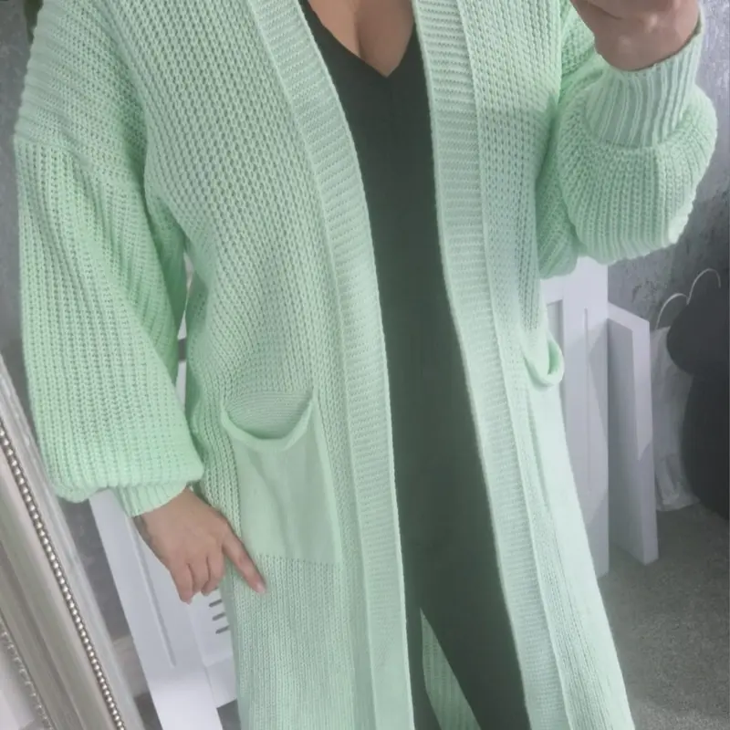 Balloon Sleeve Cardigan 7