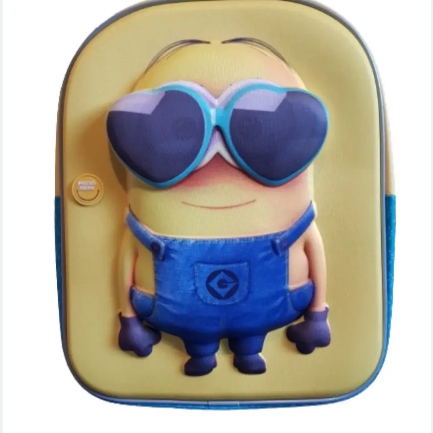 Minions 3D sunglasses kids character back pack / school bag sonic bookbag