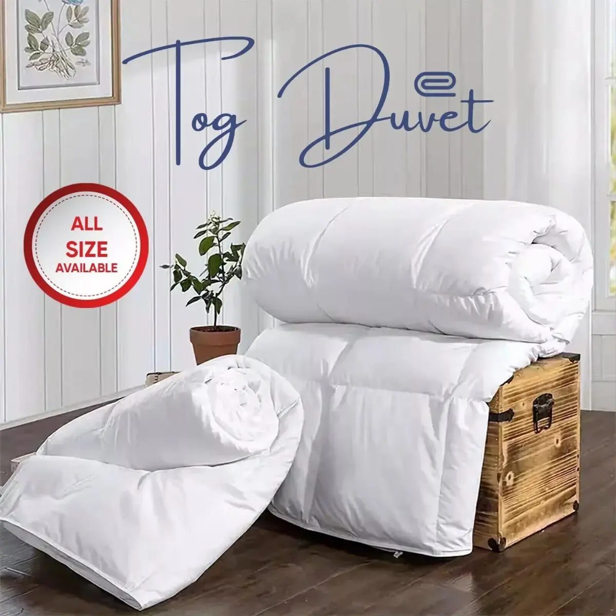BEST HOTEL QUALITY DUVET EXTRA DEEP 4.5 Tog Duvet 10.5 Tog 13.5 Tog Bedding 15 TOG Quilt POLYESTER FILLED SINGLE DOUBLE SUPER KING ALL SIZE WHITE DUVET WINTER WARM EXTRA WARM ANTI ALLERGIC STRIPED BREATHABLE KING SIZE WASHABLE WHITE XMAS BEDDING DUVET TOG