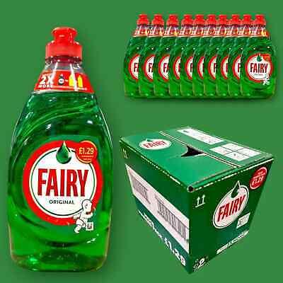 Fairy Washing up liquid 10 Bottles 320ml  Original Household items Kitchen powerspray 4