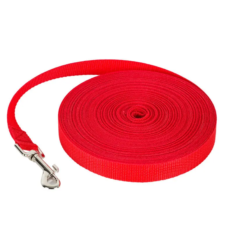 Nylon Long Line Recall Training Dog Lead harness s 5